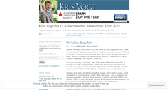 Desktop Screenshot of krisvogtllsmanoftheyear.wordpress.com