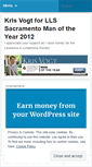 Mobile Screenshot of krisvogtllsmanoftheyear.wordpress.com