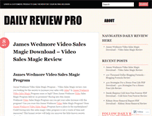 Tablet Screenshot of dailyreviewpro.wordpress.com