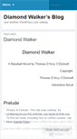 Mobile Screenshot of diamondwalker.wordpress.com