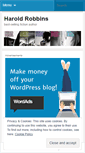 Mobile Screenshot of haroldrobbinsnovels.wordpress.com