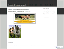 Tablet Screenshot of grasslandsequestrian.wordpress.com