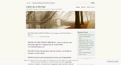 Desktop Screenshot of lifeisapicnic.wordpress.com