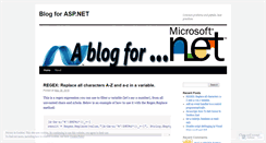 Desktop Screenshot of blogfordotnet.wordpress.com