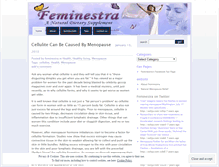 Tablet Screenshot of feminestra.wordpress.com