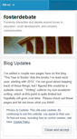 Mobile Screenshot of fosterdebate.wordpress.com