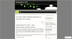 Desktop Screenshot of christopherstea.wordpress.com