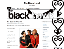 Tablet Screenshot of blackhawkmag.wordpress.com