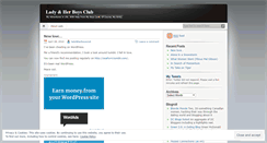 Desktop Screenshot of ladyandherboysclub.wordpress.com
