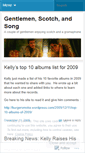 Mobile Screenshot of gentlemenscotchandsong.wordpress.com