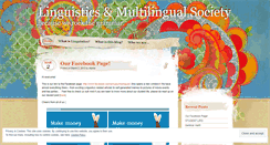 Desktop Screenshot of linguisticsandbeyond.wordpress.com
