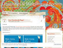 Tablet Screenshot of linguisticsandbeyond.wordpress.com
