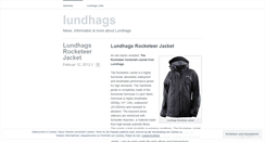 Desktop Screenshot of lundhags.wordpress.com