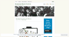 Desktop Screenshot of everyonehatesclowns.wordpress.com