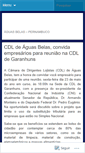 Mobile Screenshot of cdldeaguasbelas.wordpress.com