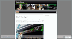 Desktop Screenshot of cartermedia.wordpress.com