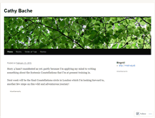 Tablet Screenshot of cathybache.wordpress.com