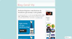 Desktop Screenshot of canalvip.wordpress.com