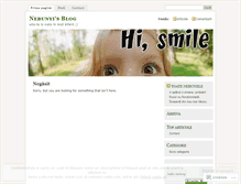 Tablet Screenshot of nebunyi.wordpress.com