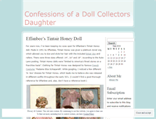 Tablet Screenshot of dollyconfessions.wordpress.com
