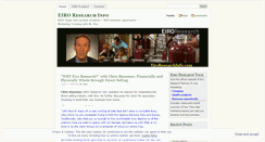 Desktop Screenshot of eiroresearchinfo.wordpress.com