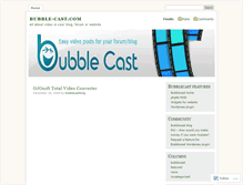 Tablet Screenshot of bubblecastblog.wordpress.com