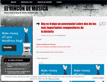 Tablet Screenshot of josemusica.wordpress.com