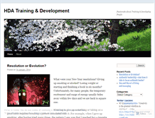 Tablet Screenshot of hdatraining.wordpress.com