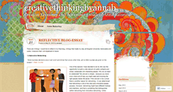 Desktop Screenshot of creativethinkingbyannab.wordpress.com