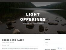 Tablet Screenshot of lightofferings.wordpress.com