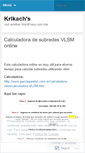 Mobile Screenshot of krikach.wordpress.com