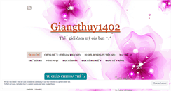 Desktop Screenshot of giangthuy1402.wordpress.com