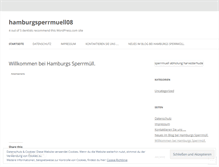 Tablet Screenshot of hamburgsperrmuell08.wordpress.com