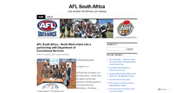 Desktop Screenshot of aflsouthafrica.wordpress.com