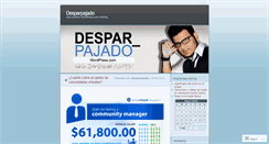 Desktop Screenshot of desparpajado.wordpress.com