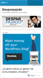 Mobile Screenshot of desparpajado.wordpress.com