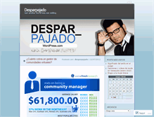 Tablet Screenshot of desparpajado.wordpress.com