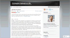 Desktop Screenshot of christopherspiewak.wordpress.com