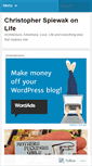 Mobile Screenshot of christopherspiewak.wordpress.com