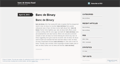 Desktop Screenshot of mbablogs.bancdebinaryfraud.wordpress.com
