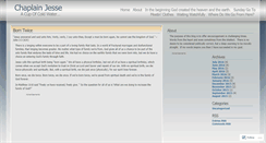 Desktop Screenshot of chaplainjesse.wordpress.com