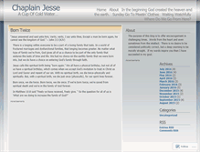 Tablet Screenshot of chaplainjesse.wordpress.com