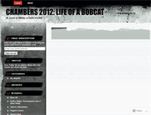 Tablet Screenshot of chambers2012.wordpress.com
