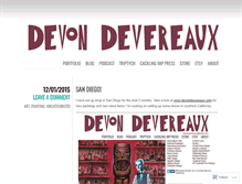 Tablet Screenshot of devondevereaux.wordpress.com