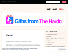 Tablet Screenshot of giftsfromthehardt.wordpress.com