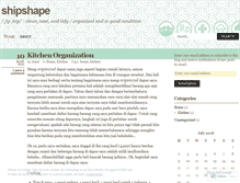 Tablet Screenshot of letshipshape.wordpress.com