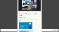 Desktop Screenshot of portdalrympleshipping.wordpress.com