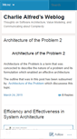 Mobile Screenshot of charliealfred.wordpress.com