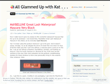 Tablet Screenshot of glammedup.wordpress.com