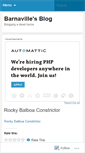 Mobile Screenshot of barnaville.wordpress.com